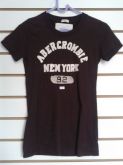 Camiseta Feminina Abercrombie & Fitch Tam,anho M - Marron